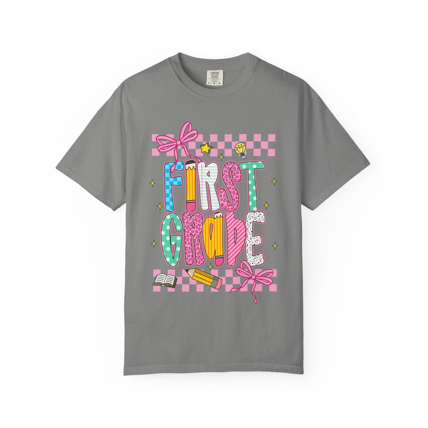 First Grade Superhero Unisex Garment-Dyed T-shirt