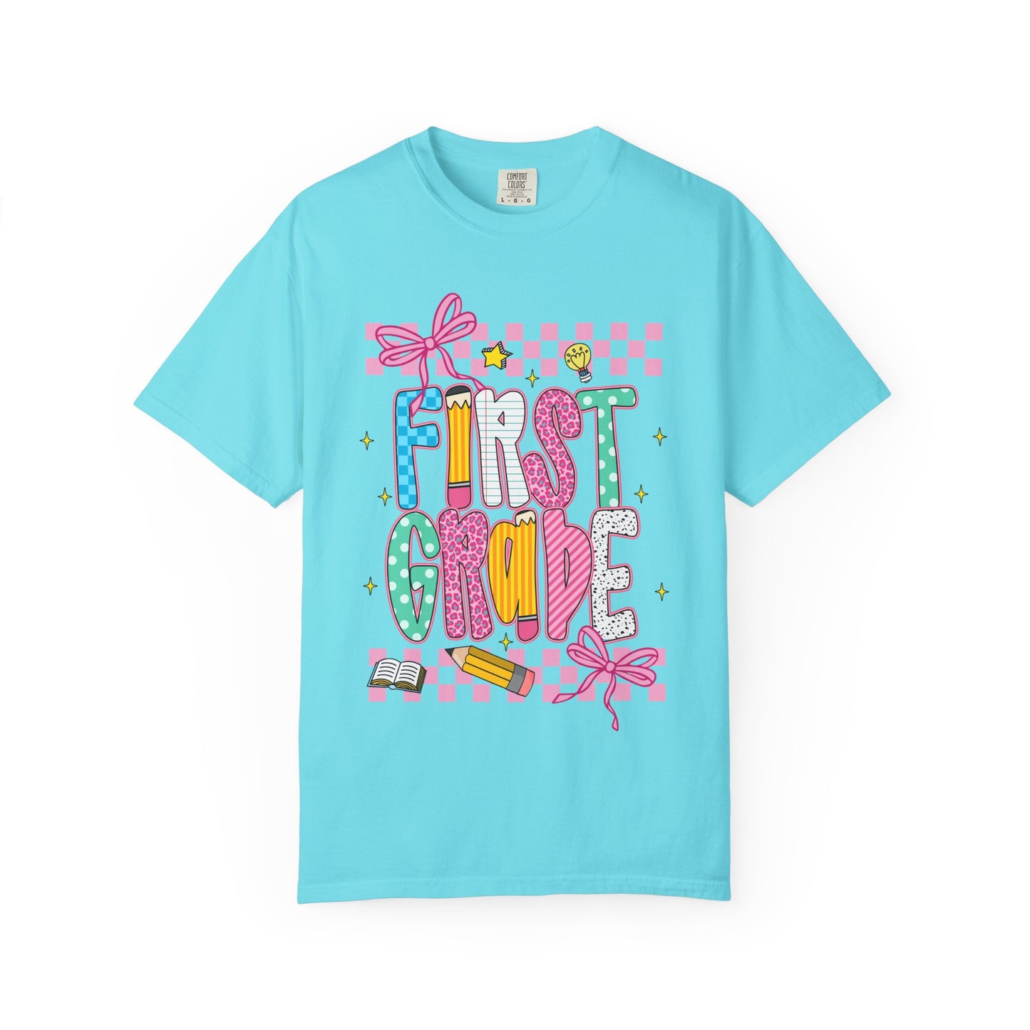First Grade Superhero Unisex Garment-Dyed T-shirt