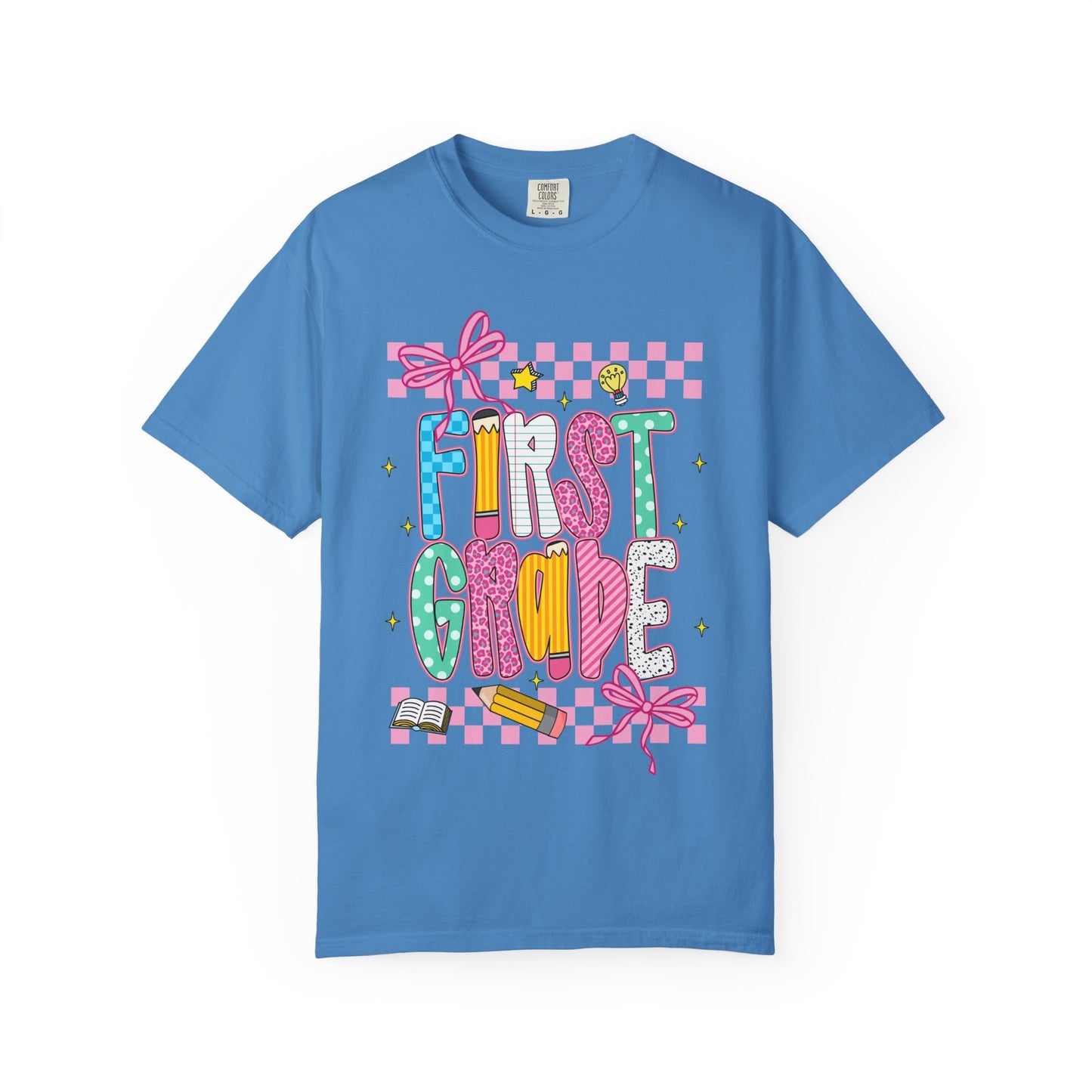 First Grade Superhero Unisex Garment-Dyed T-shirt
