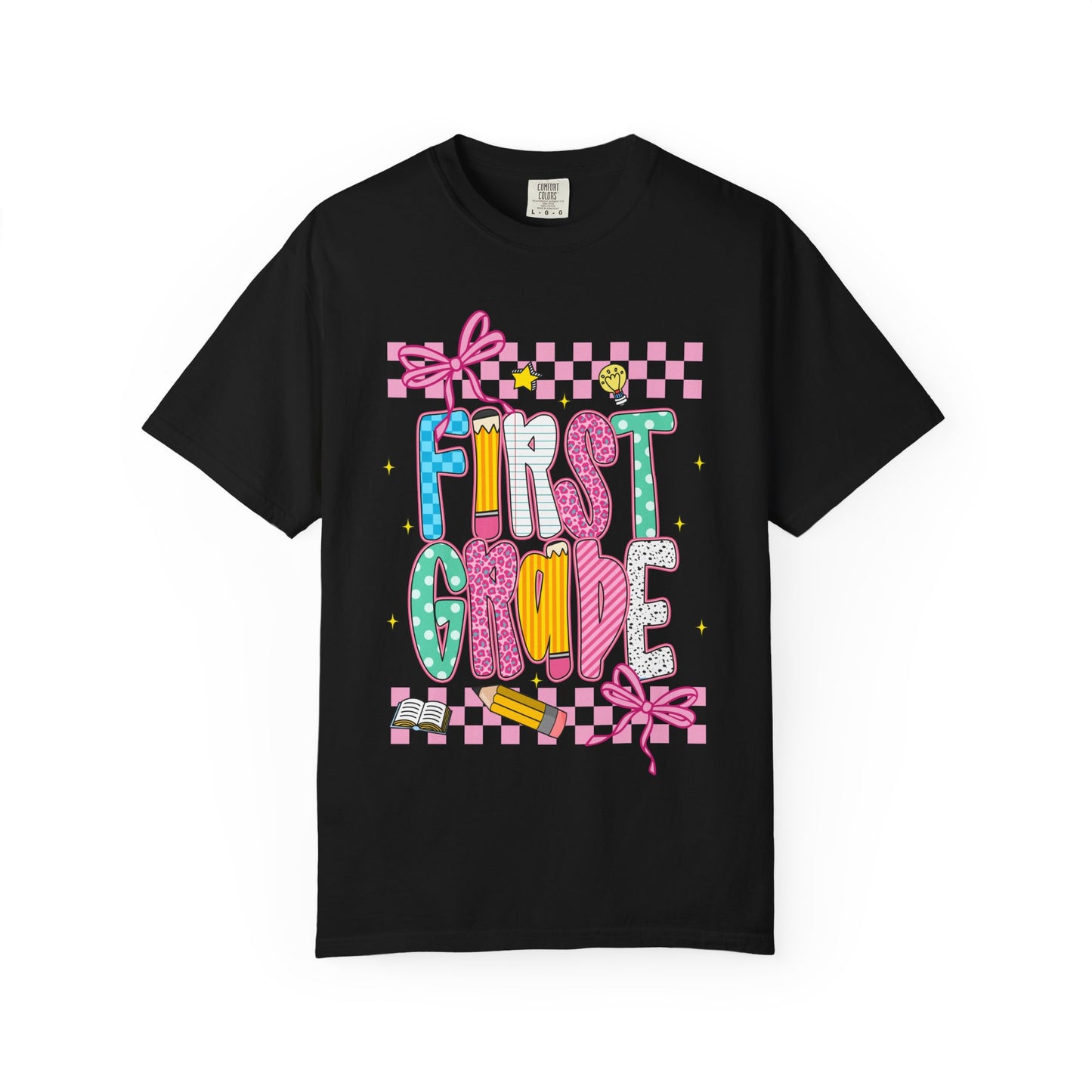 First Grade Superhero Unisex Garment-Dyed T-shirt