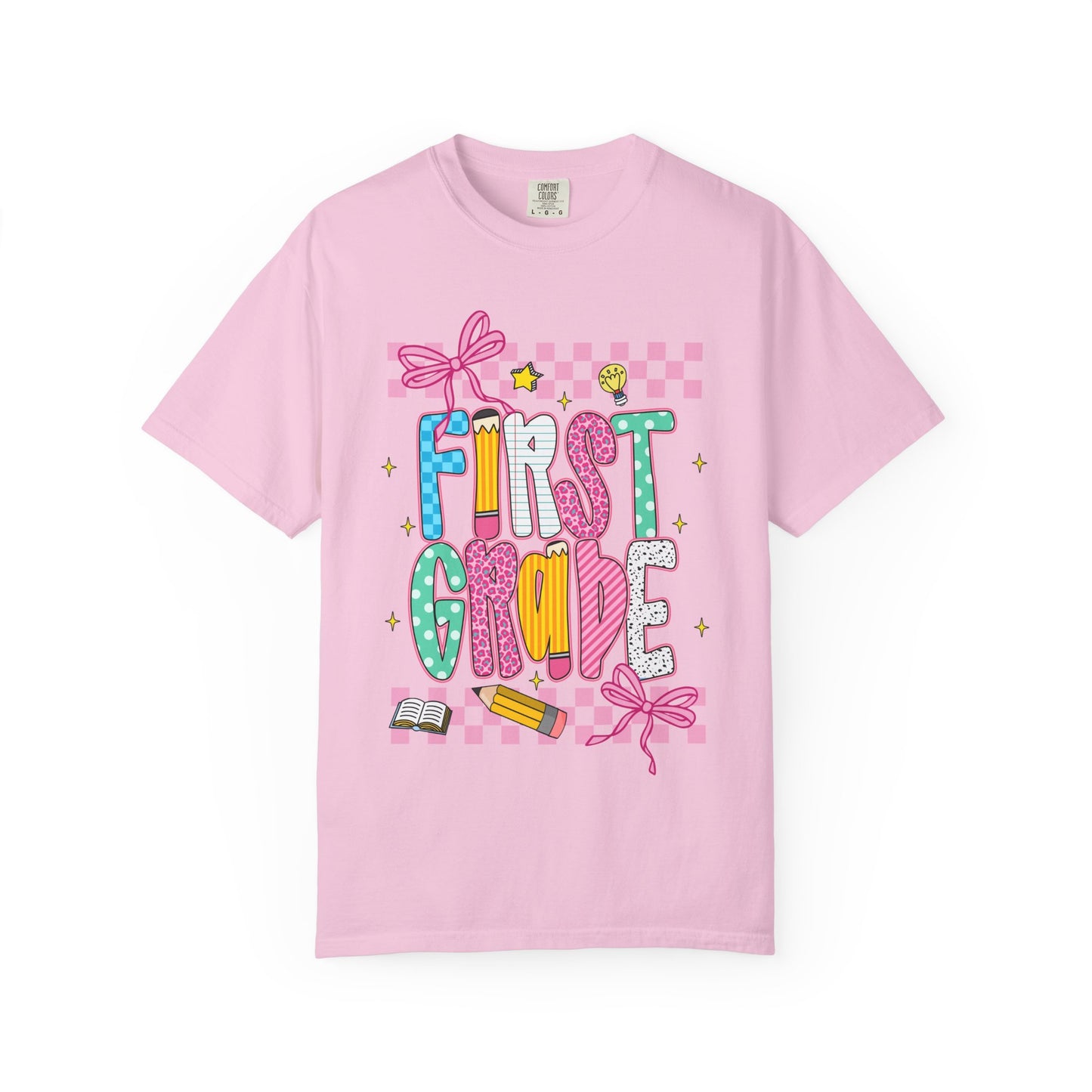 First Grade Superhero Unisex Garment-Dyed T-shirt